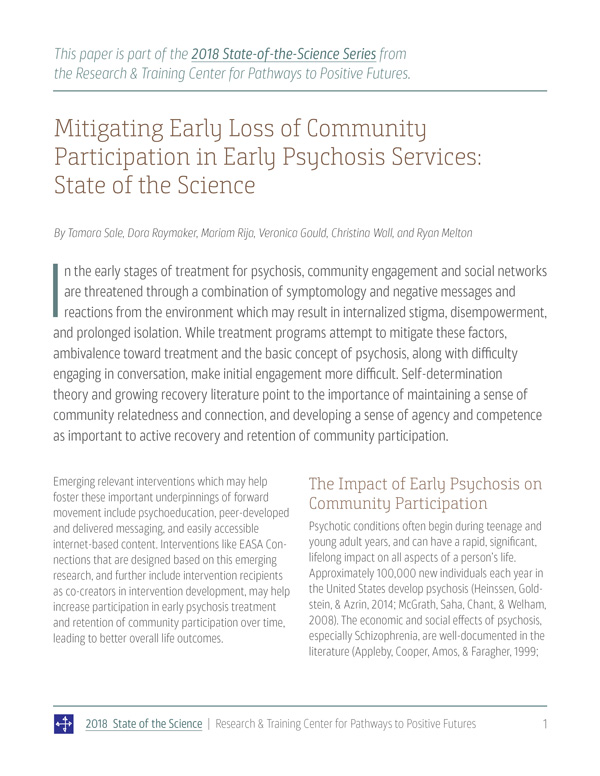 Building Competencies and Skills among Service Providers: State of the Science